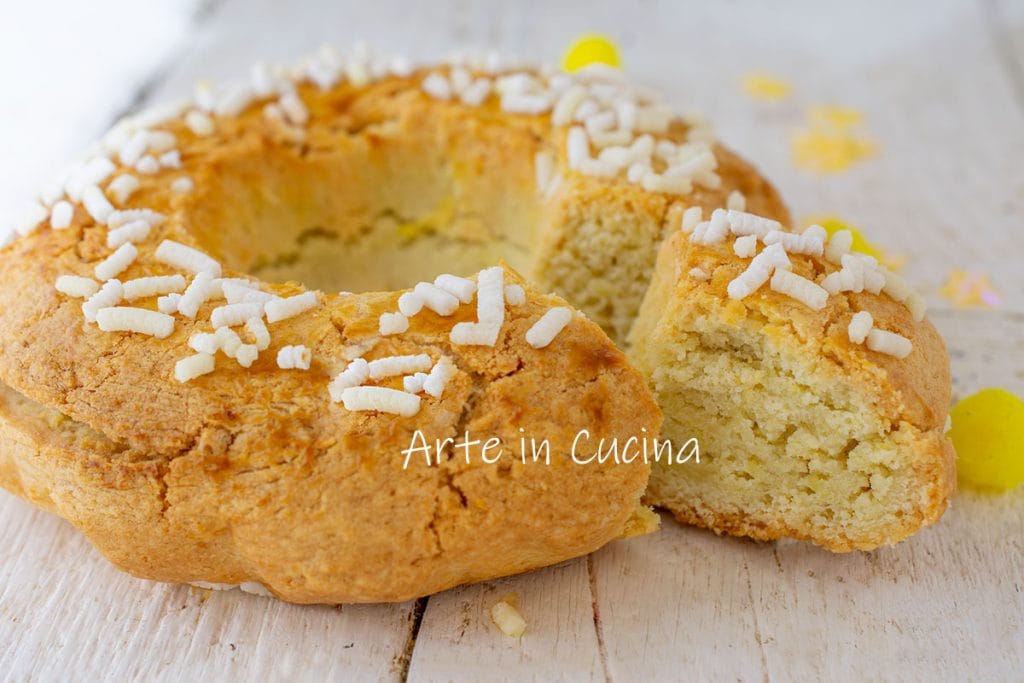 Bussolano gâteau mantouan couronne de Pâques