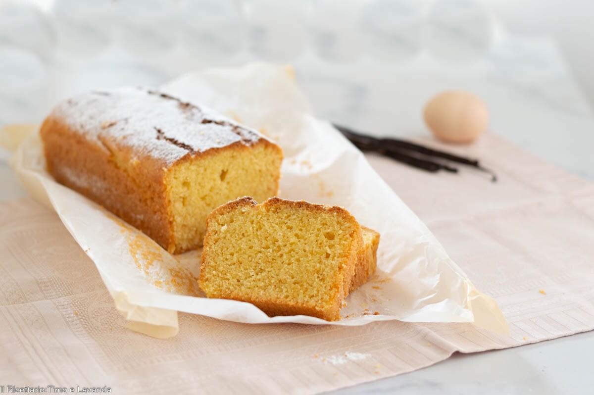 Cake à la vanille avec farine de riz