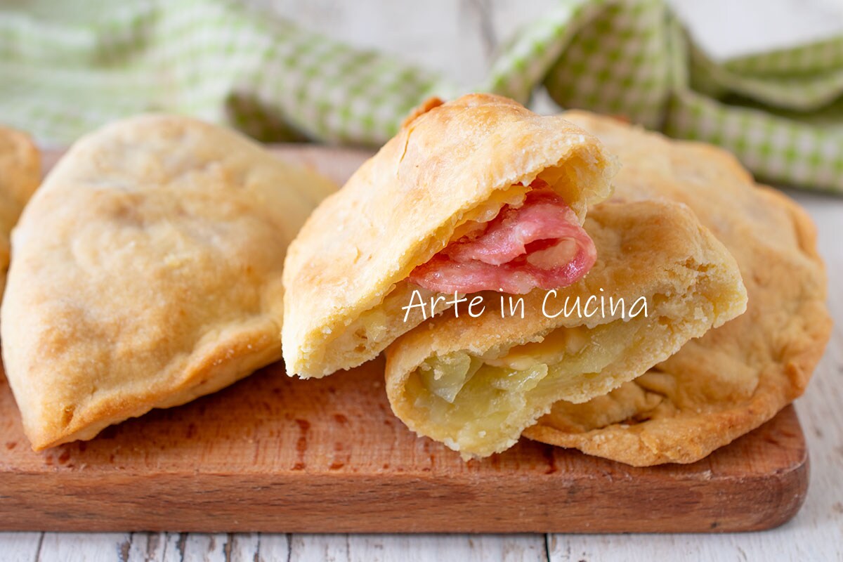 CALZONES RAPIDES avec pommes de terre et salami