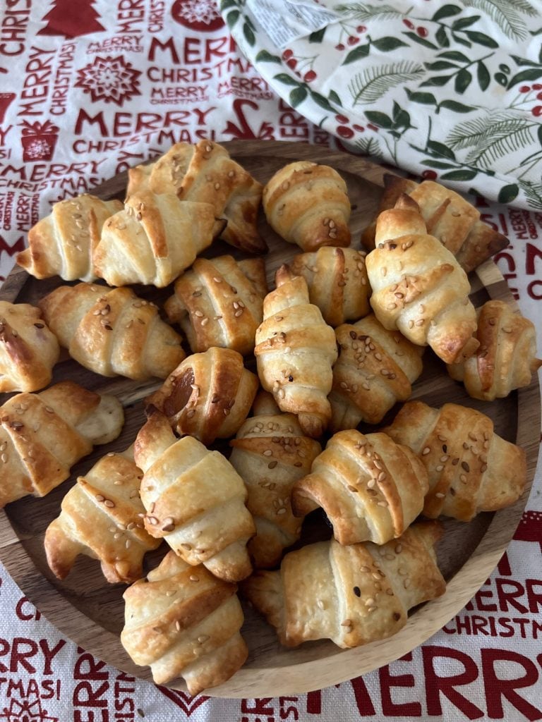 Entrée festive : Croissants salés farcis