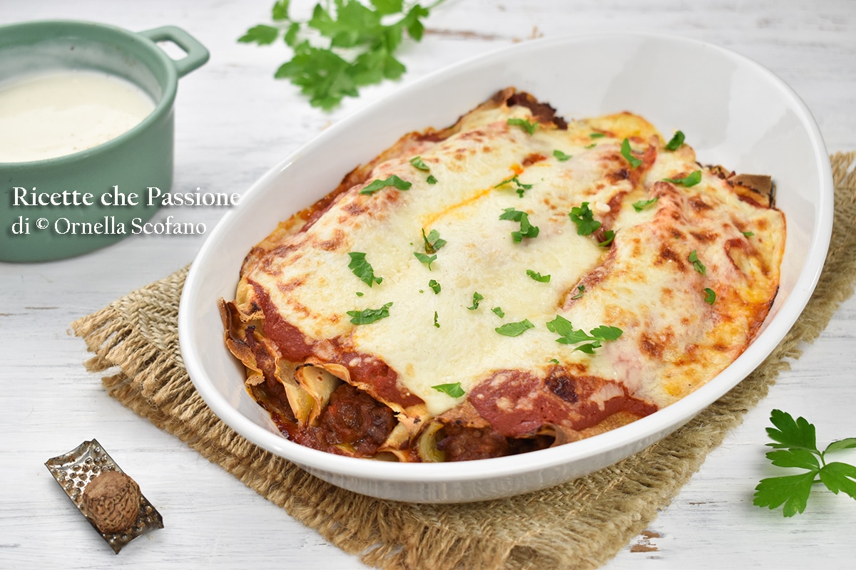 Cannelloni de viande avec crêpes ou crespelles