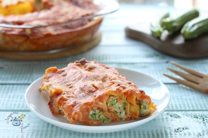 Cannellonis à la ricotta et aux courgettes au micro-ondes