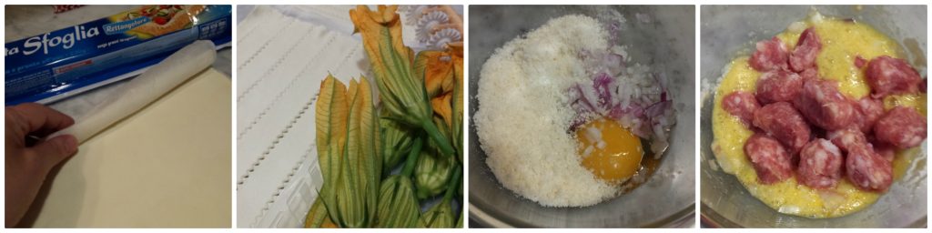 cannoli aux fleurs de courgettes farcies