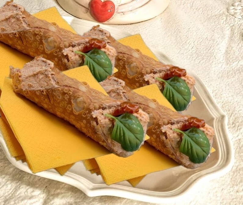 Cannoli mignon salés finger-food