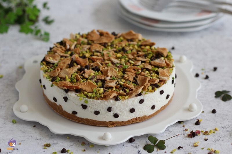 Cheesecake cannolo sans cuisson