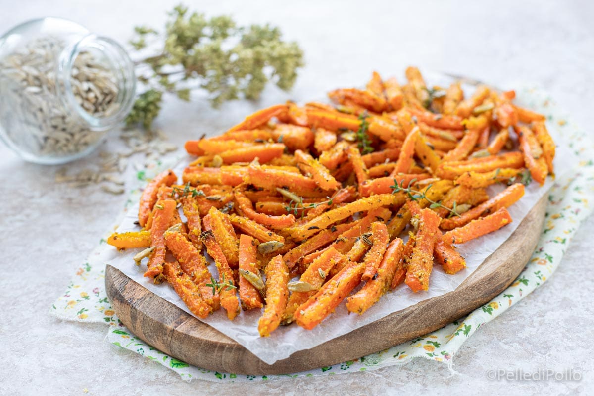 Carottes rôties aux épices et graines