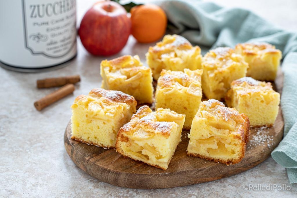 carrés aux pommes