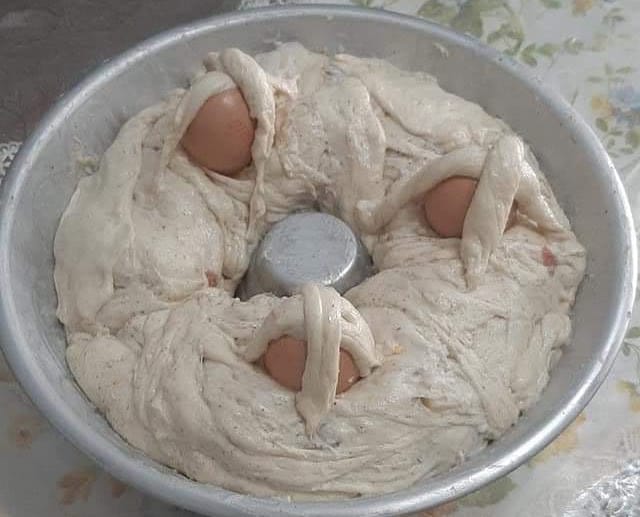 Le casatiello avec farine FiberPasta