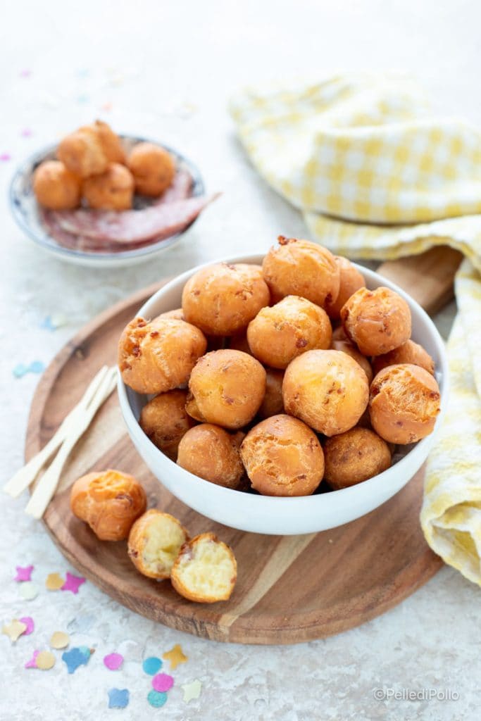 castagnoles salées à la ricotta