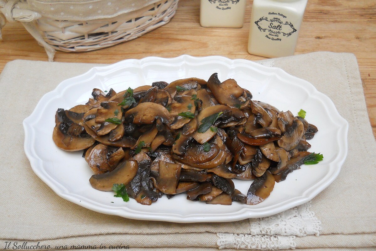 Champignons sautés