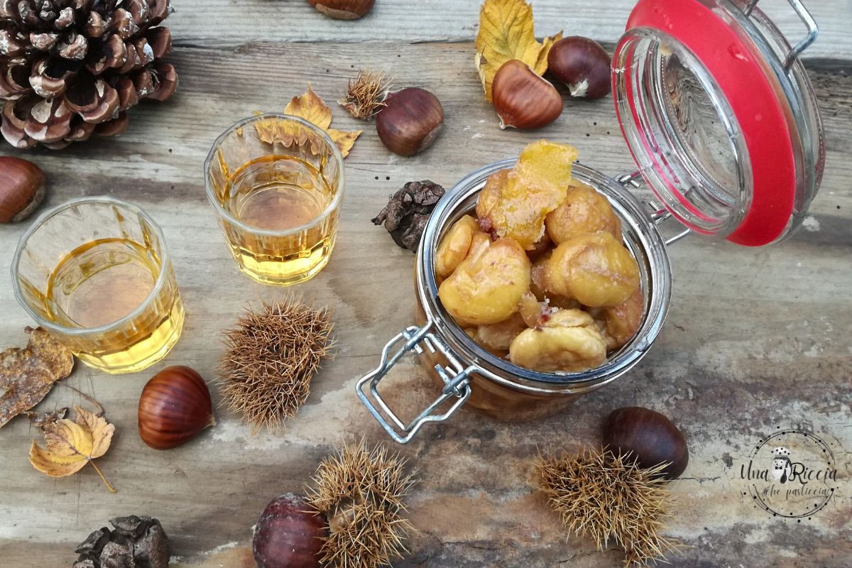 Châtaignes au brandy