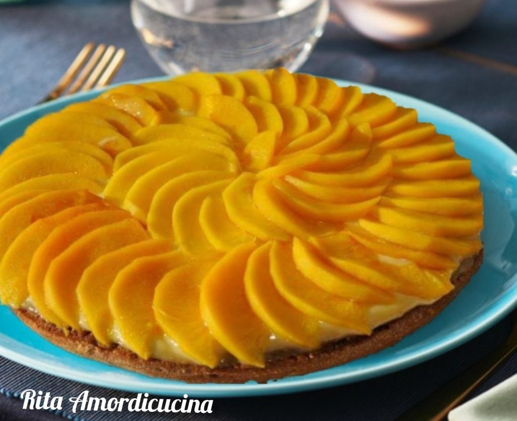 Cheesecake diététique aux pêches