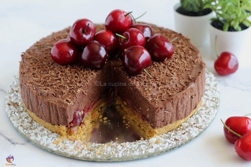 Cheesecake cerises et chocolat