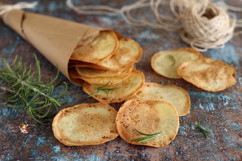 Chips de pommes de terre sans gras