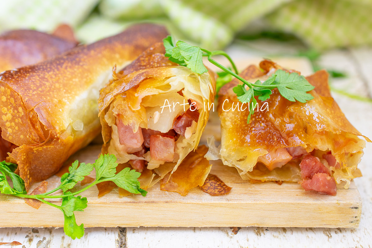 CIGARES DE PÂTE FILO salés avec fromages