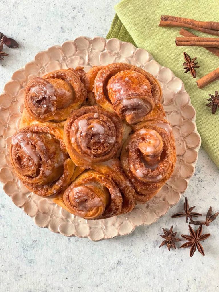 cinnamon roll avec la friteuse à air