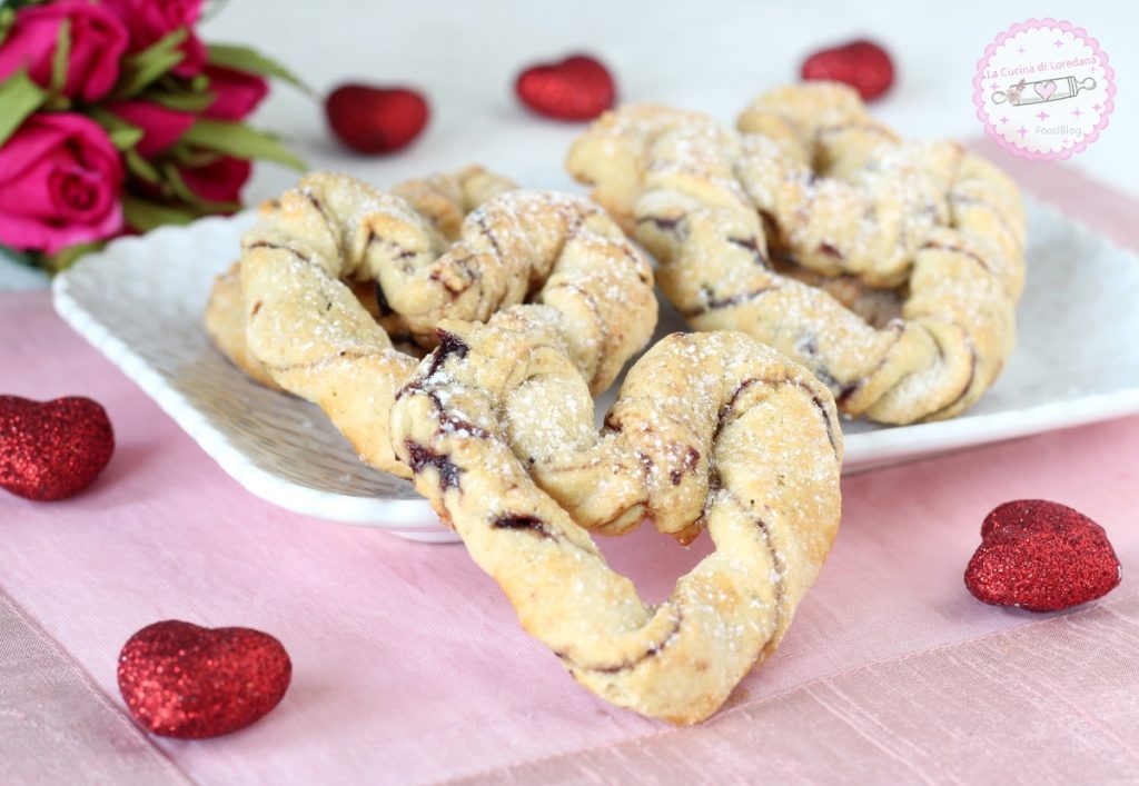 coeurs de pâte sablée