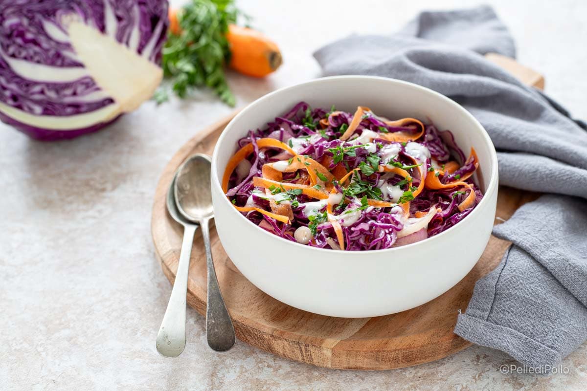 Coleslaw – Salade de chou et carottes