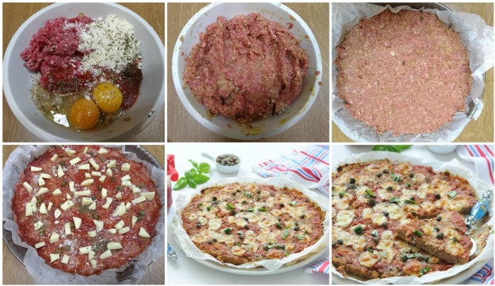 Pizza de pain de viande savoureuse