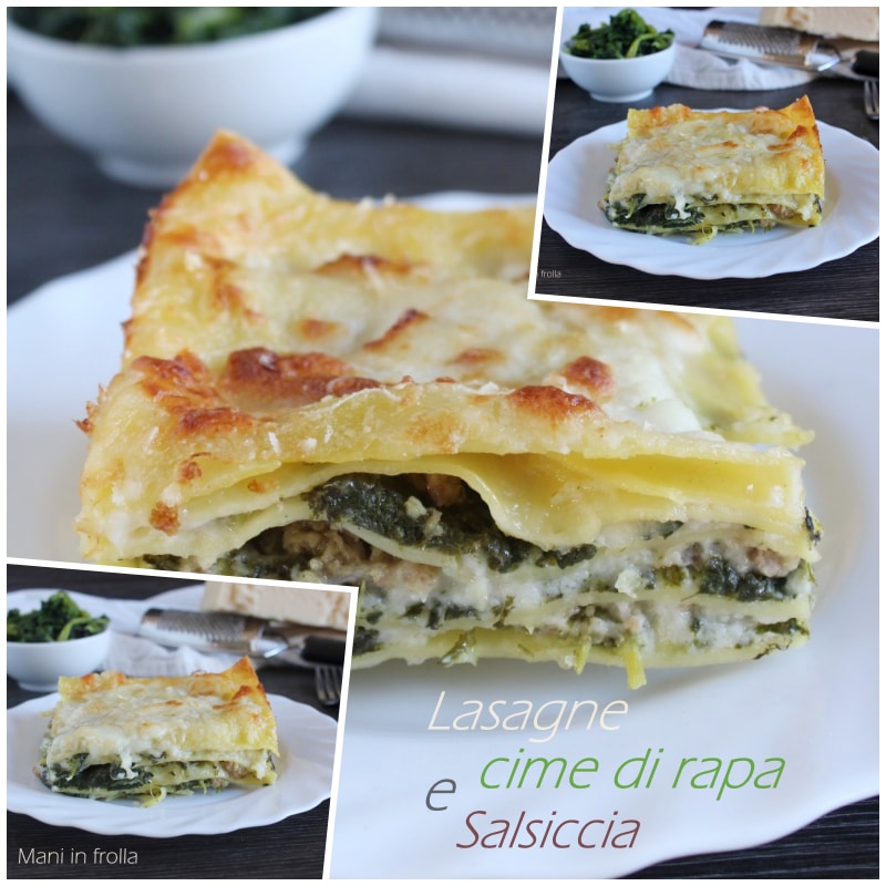 Lasagnes au four avec Râpini, Saucisse et Fromage