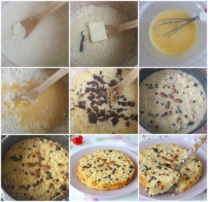 Gâteau de riz sucré aux pignons