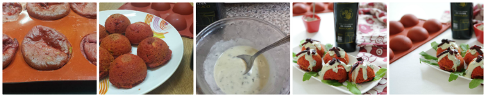 Tartelettes salées aux betteraves