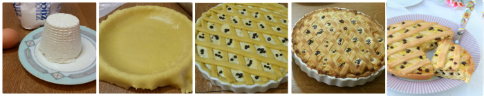 Tarte à la ricotta, chocolat et cannelle