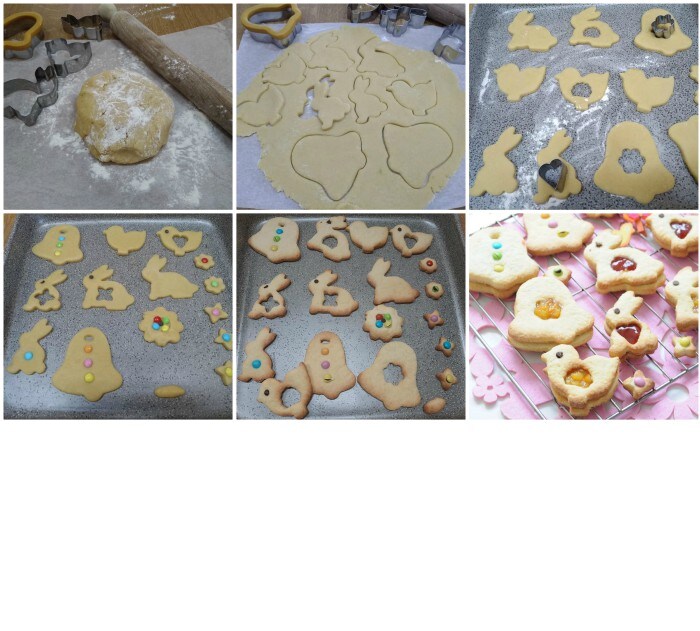 Biscuits de Pâques fourrés à la confiture