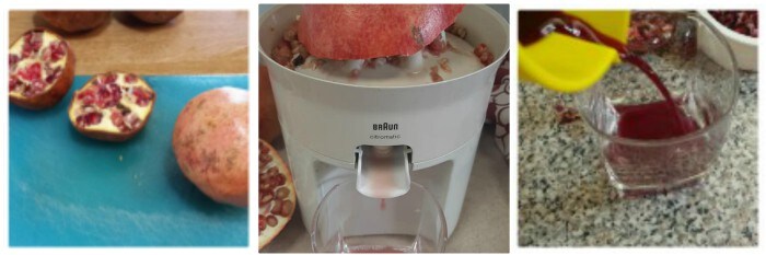 Jus de grenade frais