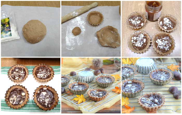 Tartelettes à la farine de châtaigne