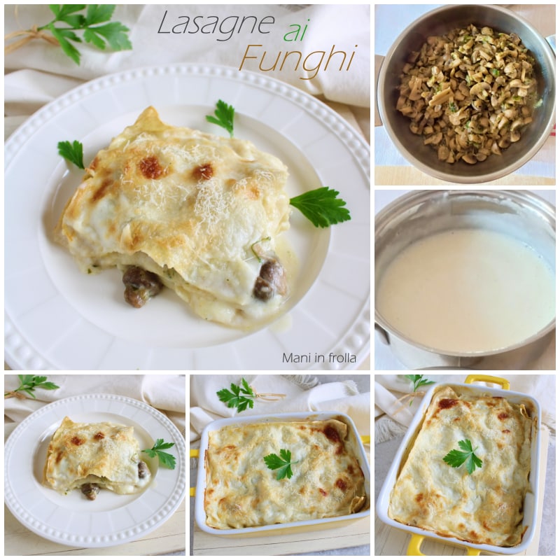 Lasagnes aux champignons