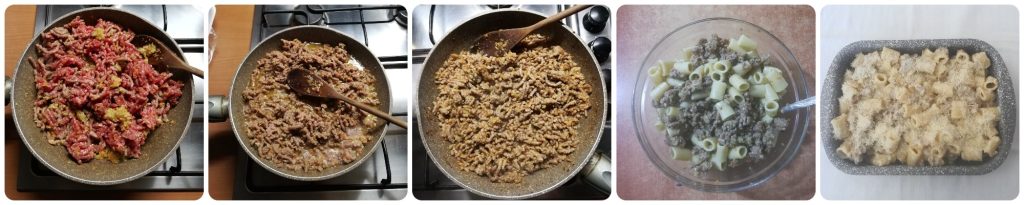 PÂTES AU FOUR AVEC RAGOUT BLANC