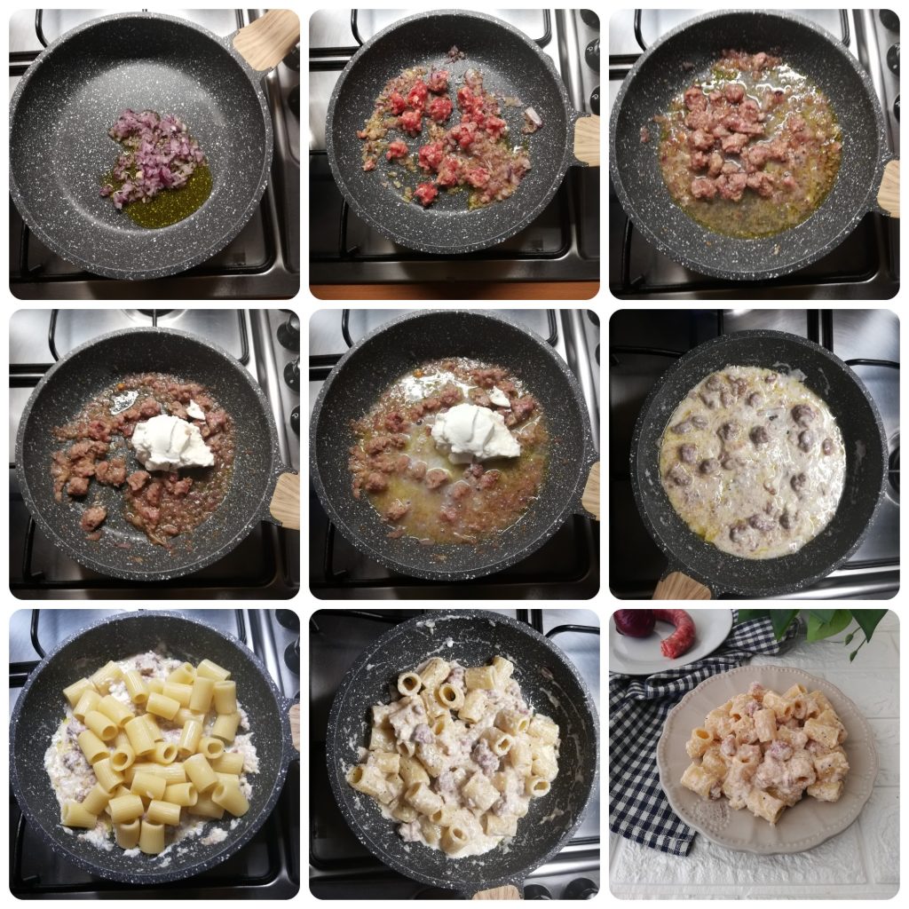 PÂTES SAUCISSE ET RICOTTA