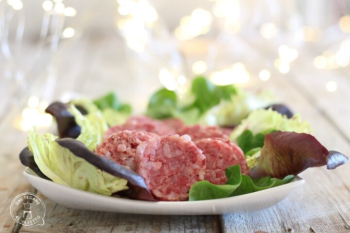 Cotechino frais en cuisson sous vide