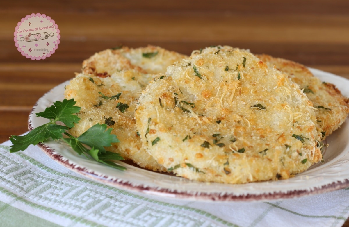 CÔTELETTES DE CÉLERI-RAVE croustillantes cuites au four ou à la friteuse