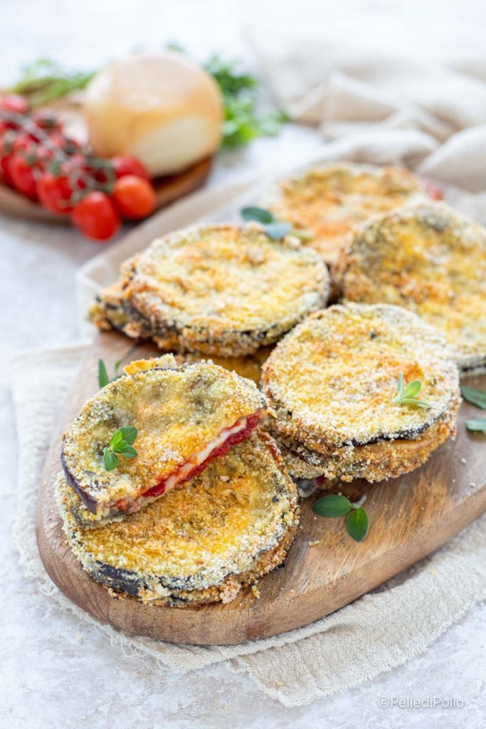 aubergines panées à la pizzaiola