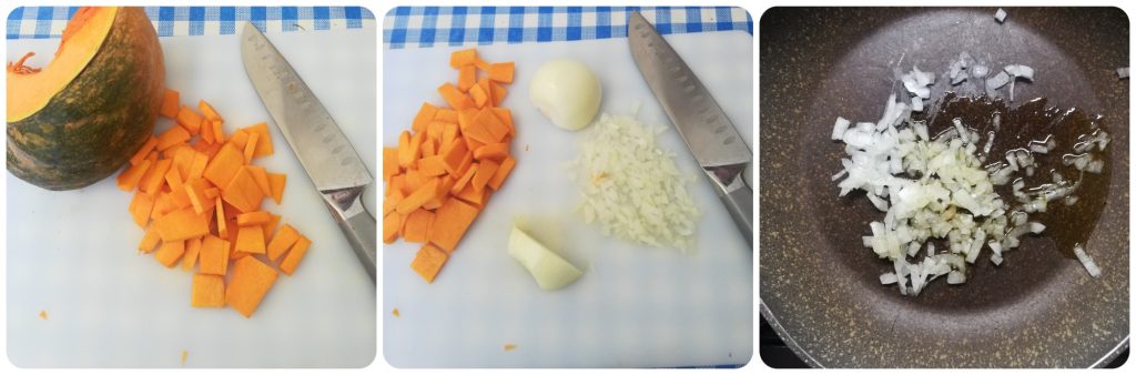 GNOCCHI avec CRÈME de COURGE et JOUES DE PORC