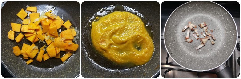 gnocchis avec crème de courge et joues de porc