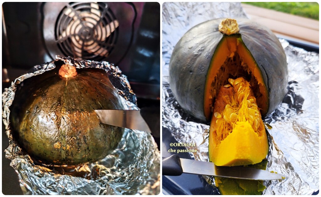 courge delica hokkaido cuite entière au four