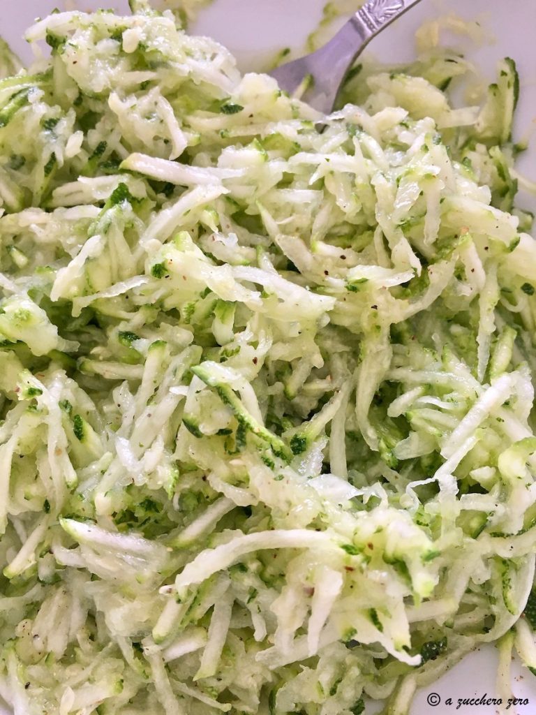 courgette en julienne