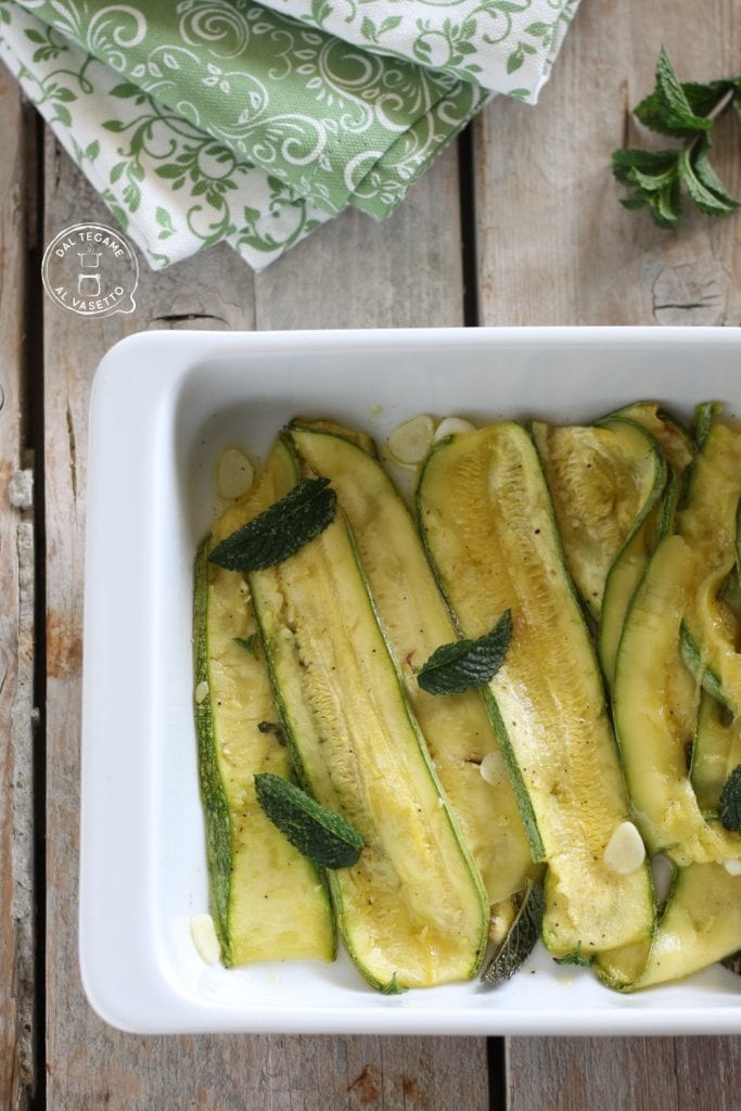 courgettes en fines tranches au micro-ondes