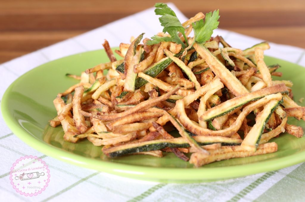 courgettes frites à la romaine