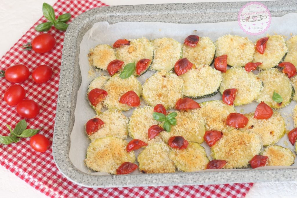courgettes gratinées avec tomates cerises