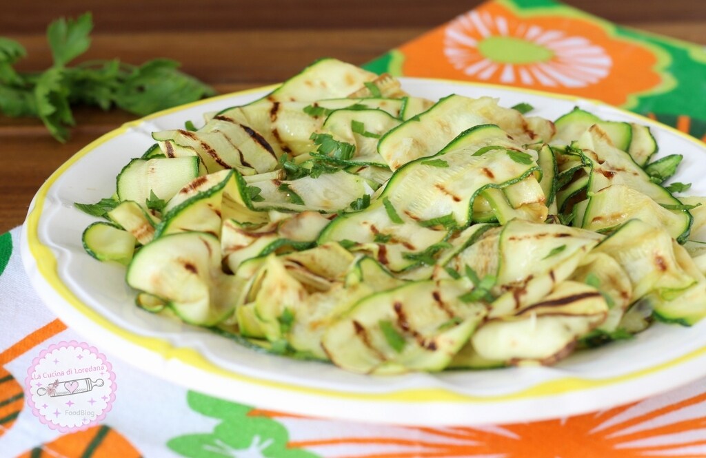 courgettes grillées