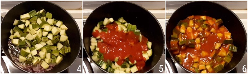 courgettes mijotées à la romaine avec tomate menthe et pecorino recette facile et rapide le chicco di mais 2 ajouter tomate