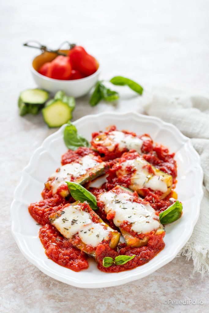 courgettes farcies à la pizzaiola