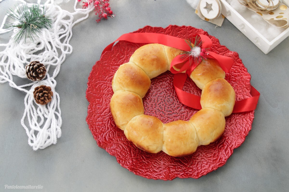 Couronne sucrée de Noël