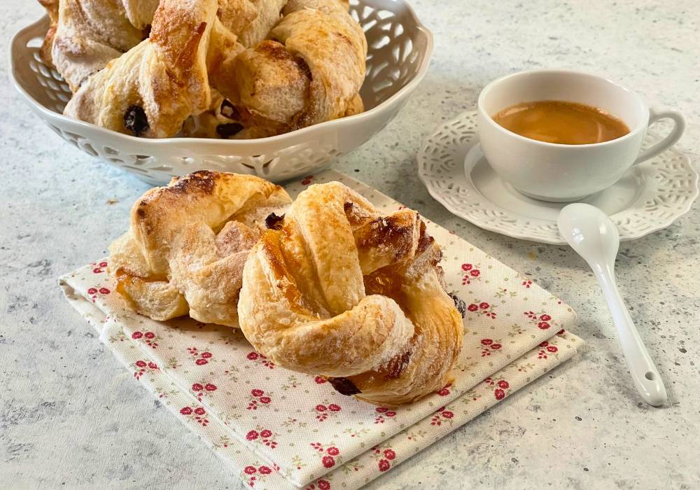 Couronnes en pâte feuilletée