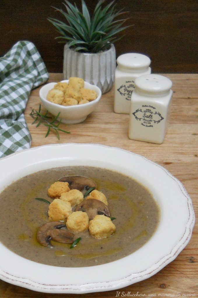 crème de champignons vert