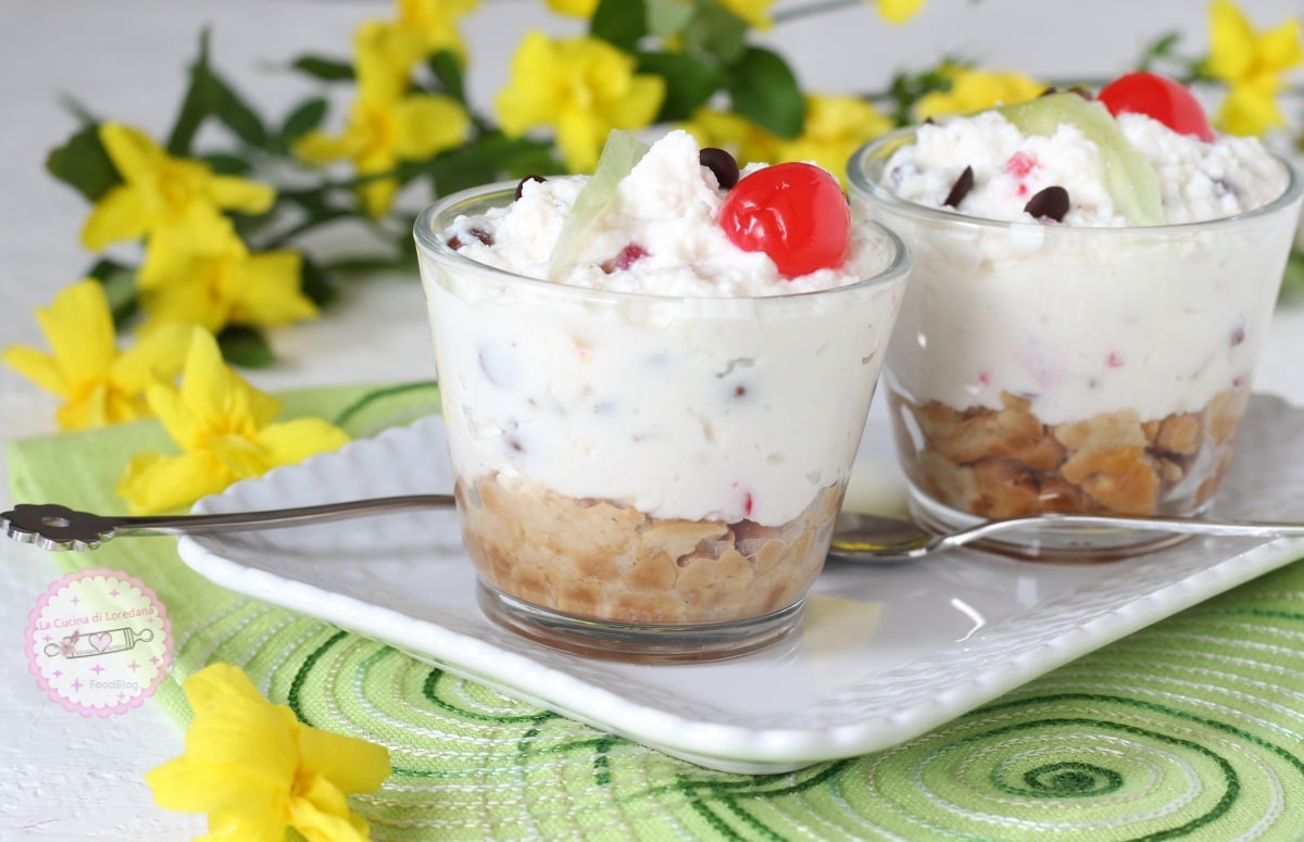 CRÈME DE RICOTTA AVEC FRUITS CONFITS ET CHOCOLAT la recette d’un dessert spécial